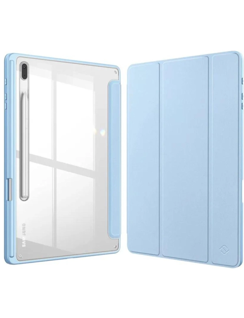 imagem de Capa Crystal Folio para Samsung Galaxy Tab S7 Plus 12.4 Azul2