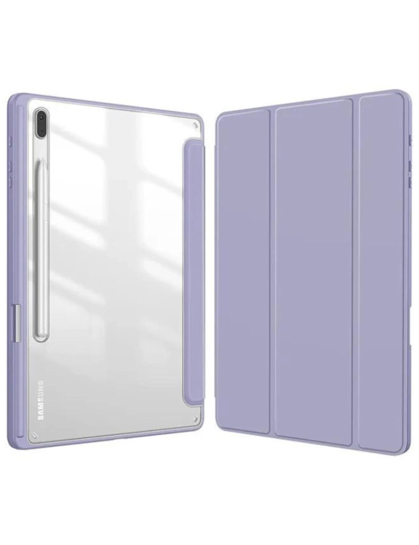 imagem de Capa Crystal Folio para Samsung Galaxy Tab S7 Plus 12.4 Lavanda2