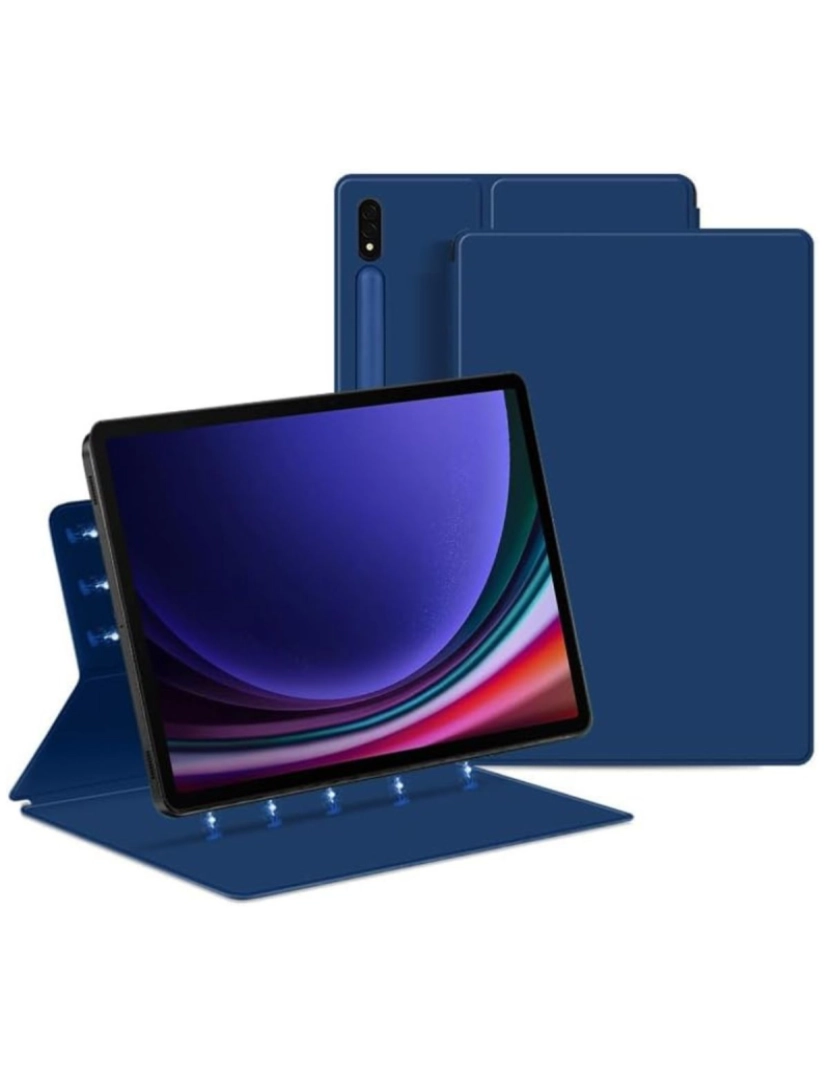 imagem de Capa Book magnética suporte S-pen para Samsung Galaxy Tab S7 11.0 Azul2