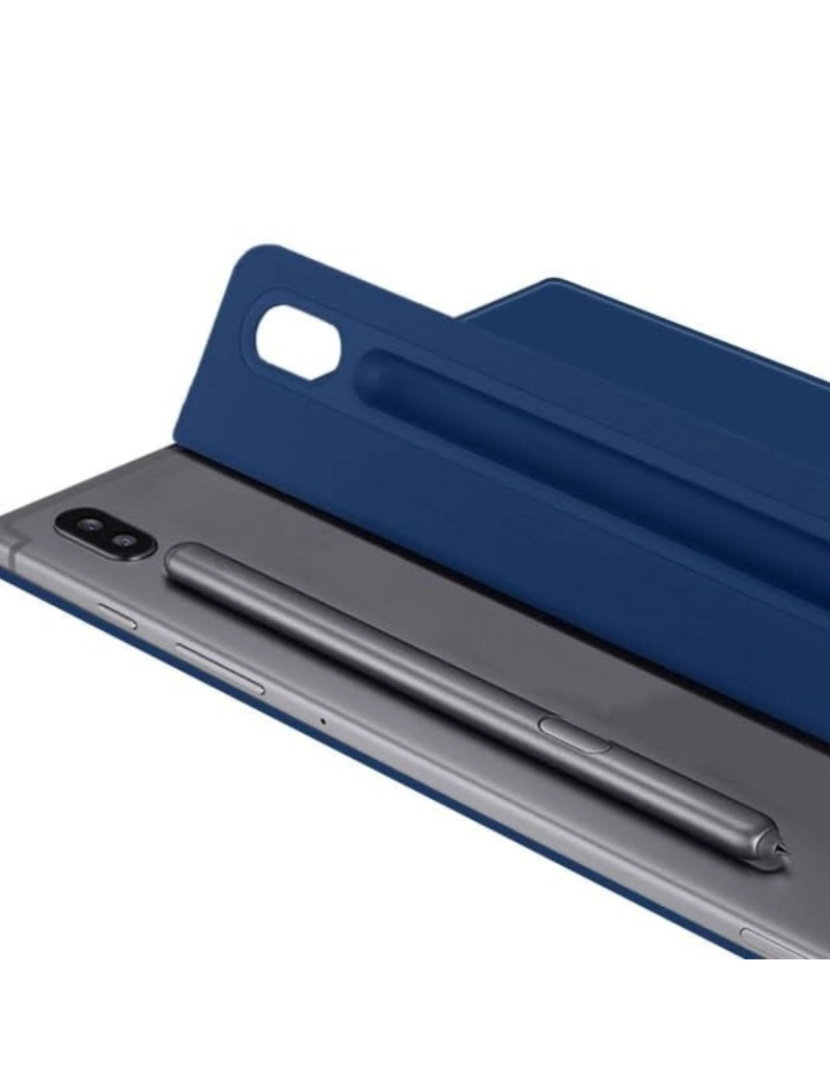 imagem de Capa Book magnética suporte S-pen para Samsung Galaxy Tab S7 11.0 Azul3