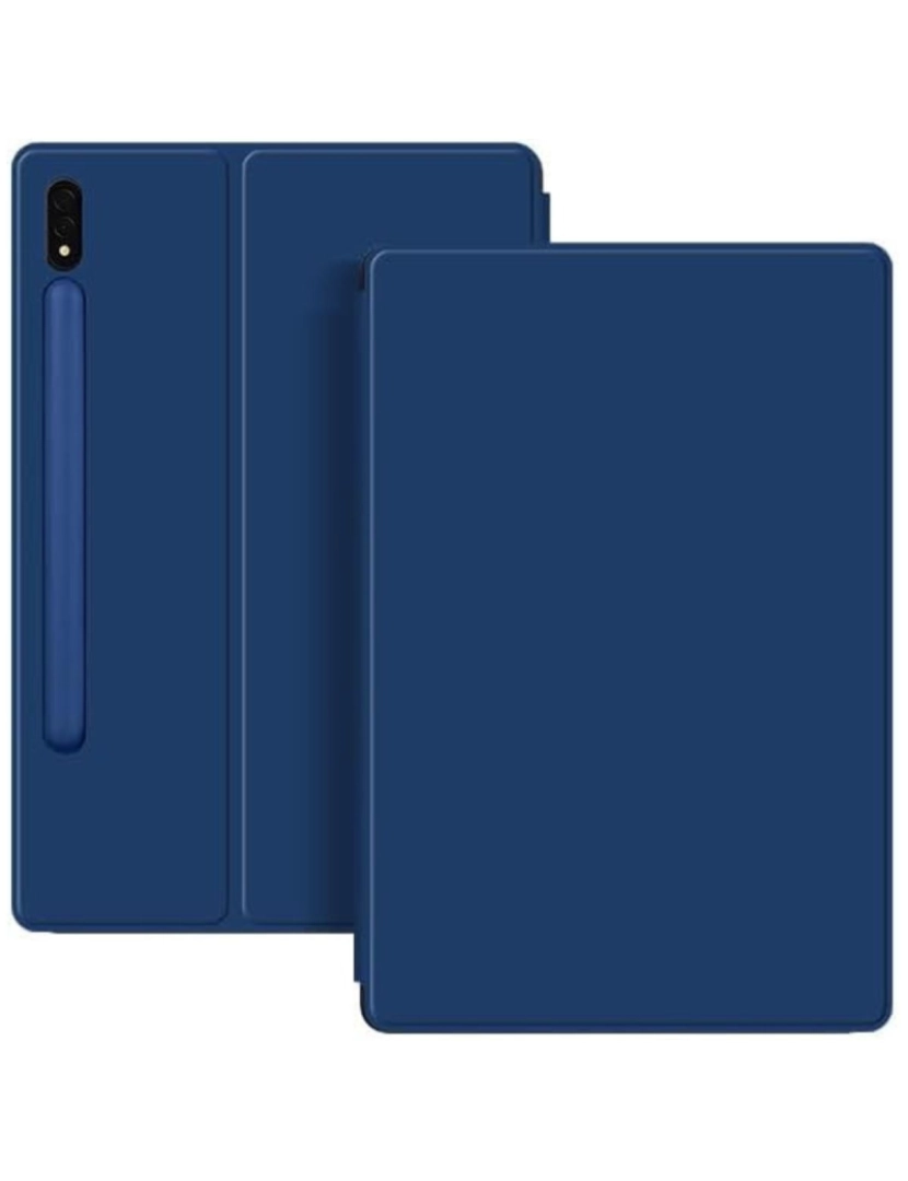 imagem de Capa Book magnética suporte S-pen para Samsung Galaxy Tab S8 11.0 Azul1