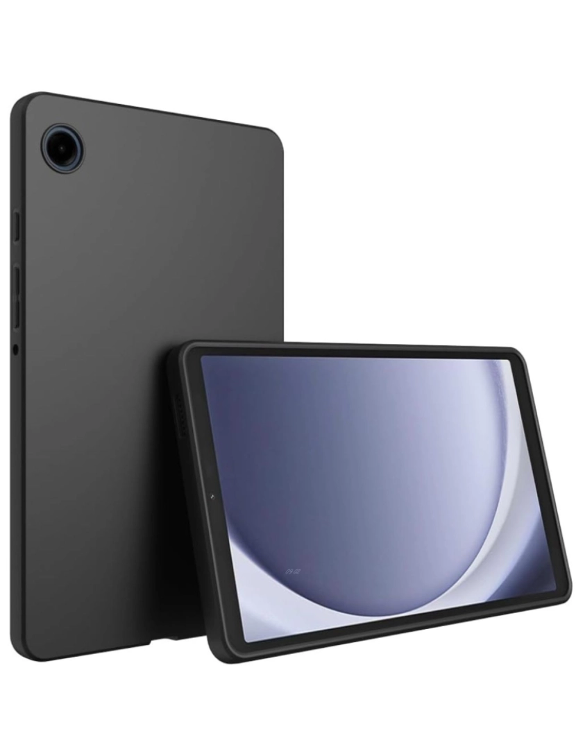 imagem de Capa emborrachada slim para Samsung Galaxy Tab A7 Lite 8.7 Preto1