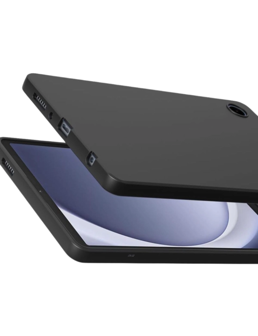 imagem de Capa emborrachada slim para Samsung Galaxy Tab A7 Lite 8.7 Preto3