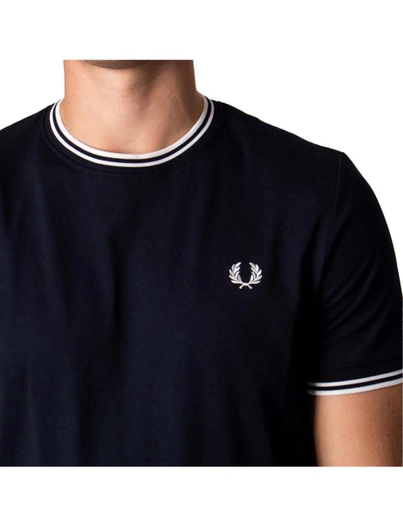 imagem de T-Shirt Fredperry Fp Twin Tipped3