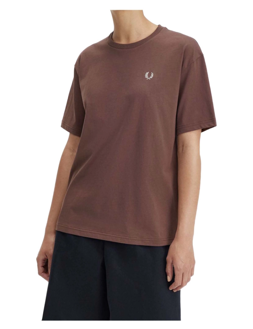 imagem de T-Shirt Com Gola Redonda Fredperry Fp2