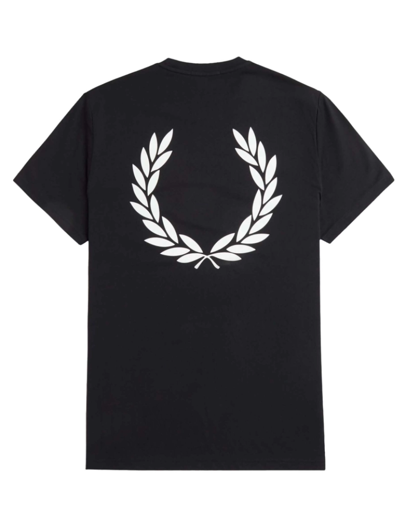 imagem de T-Shirt Gráfico Fredperry Fp Rear Powder Laurel2