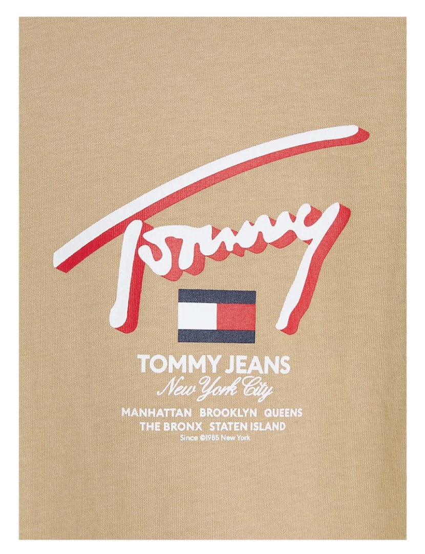 imagem de T-Shirt Tommy Jeans Tjm Reg 3D Rua Sim5