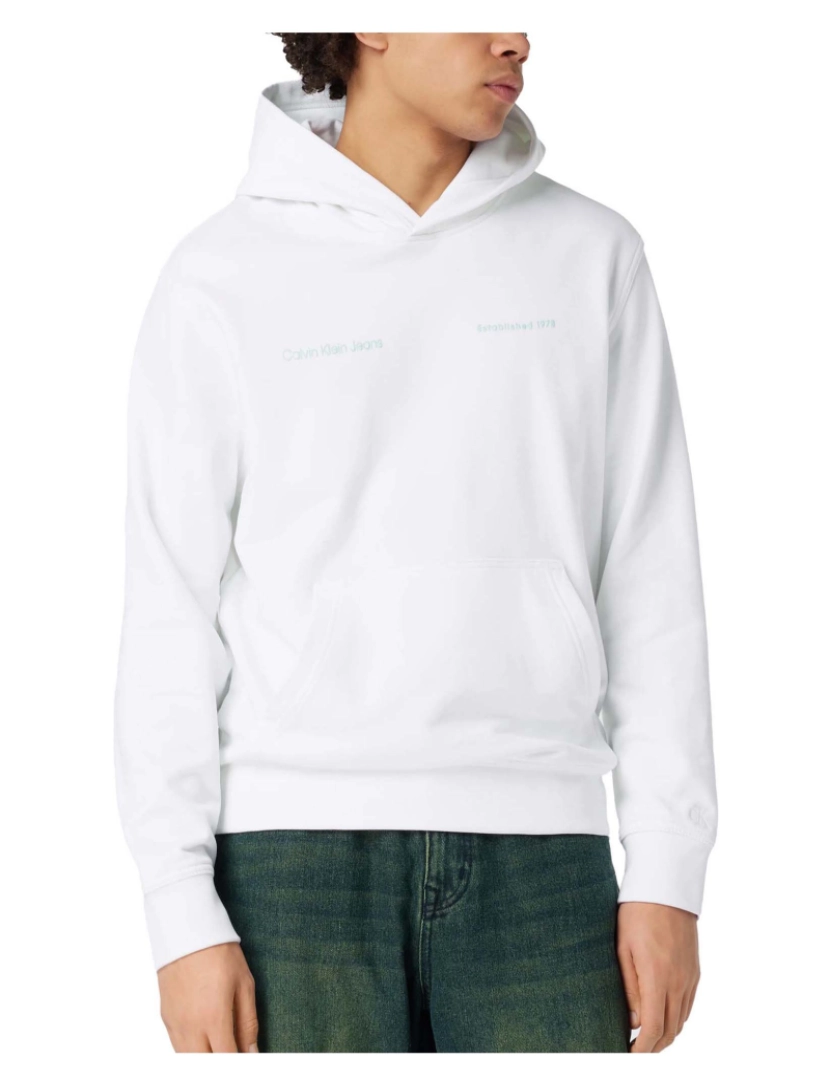 imagem de Camisola Ck Jeans Big Box Logo Hoodie2