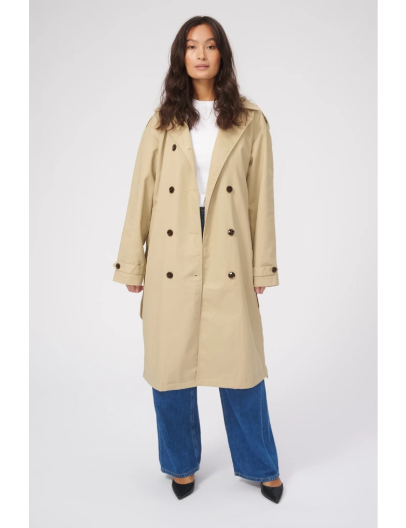 Teeshoppen - Trench Coat Linea - Bege