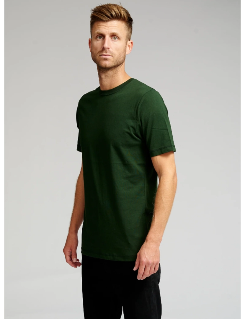 imagem de T-shirt Básica Orgânica - Verde Escuro3