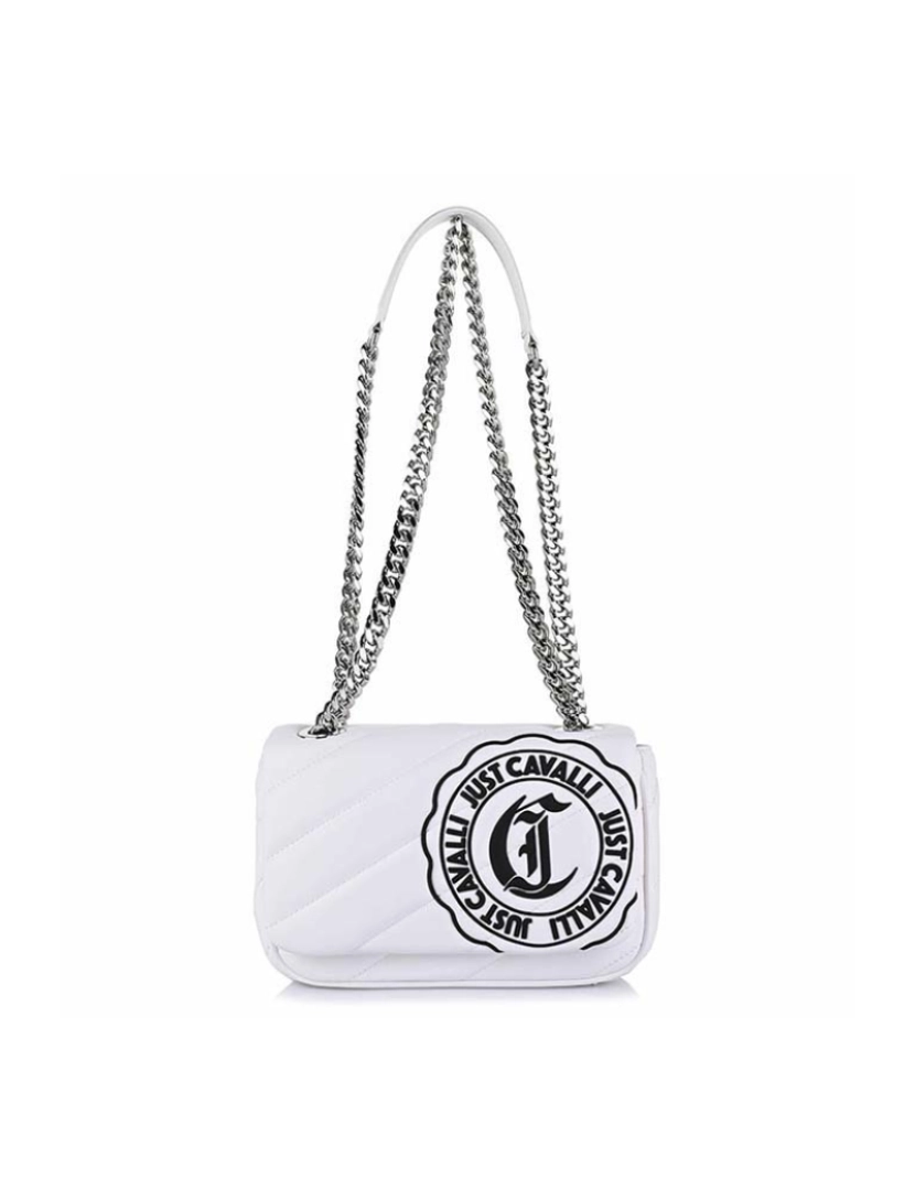 Just Cavalli  - Bolsa Tiracolo Senhora Branco e Preto