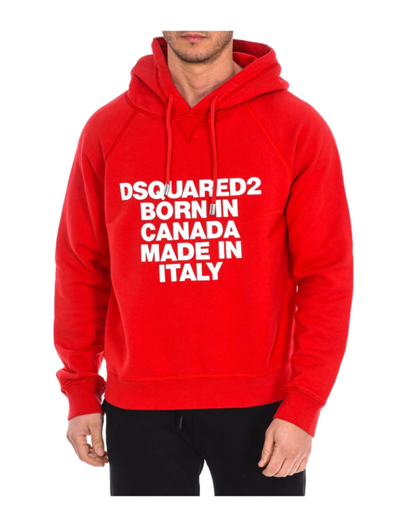 Dsquared2 - Hoodie de Homem Vermelho