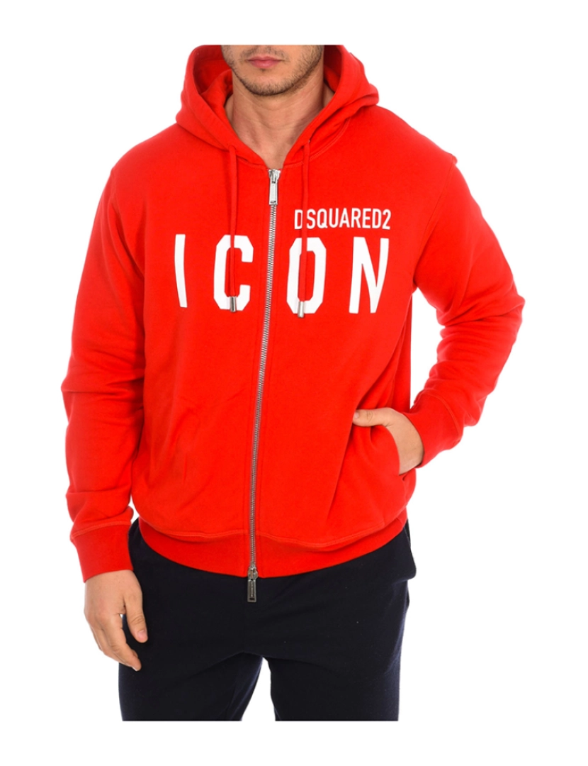 Dsquared2 - Hoodie de Homem Vermelho