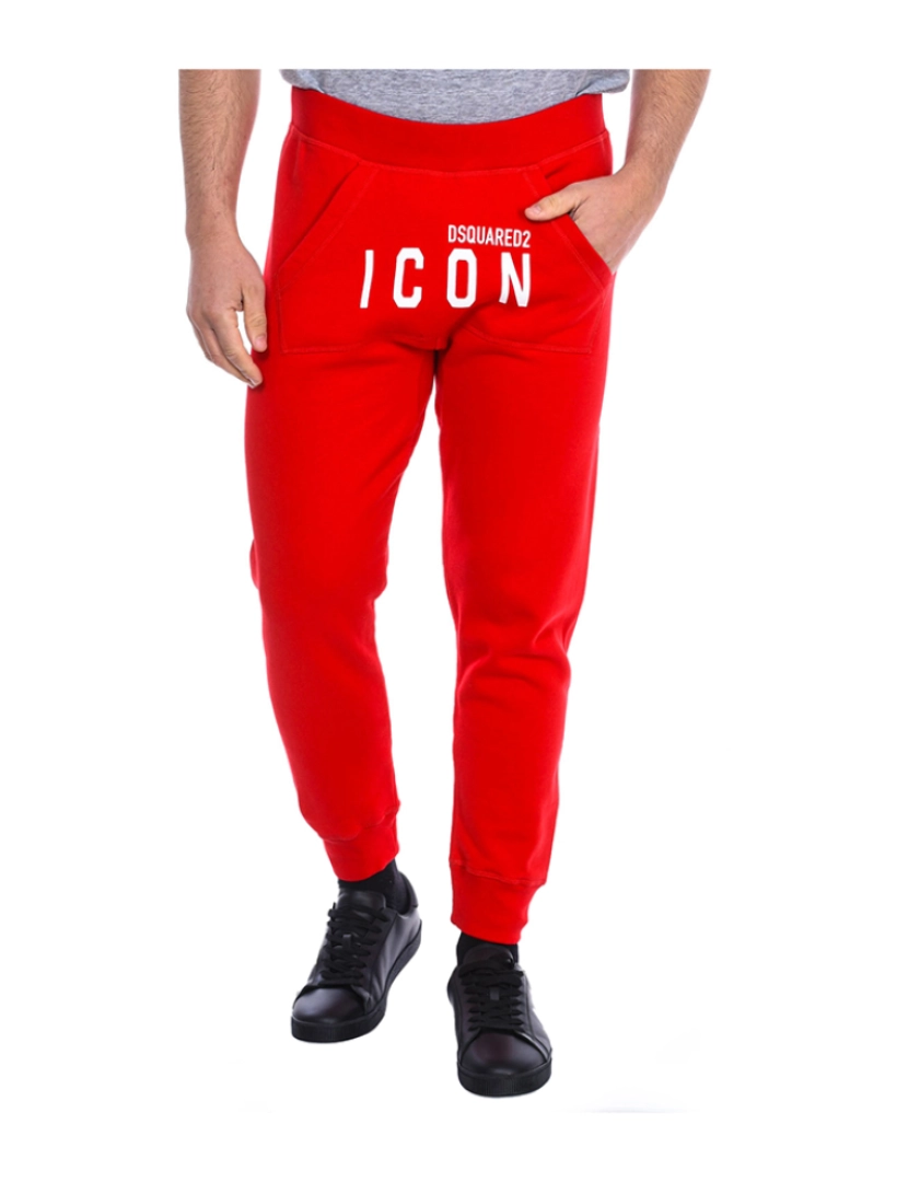 Dsquared2 - Calças de Homem Vermelho