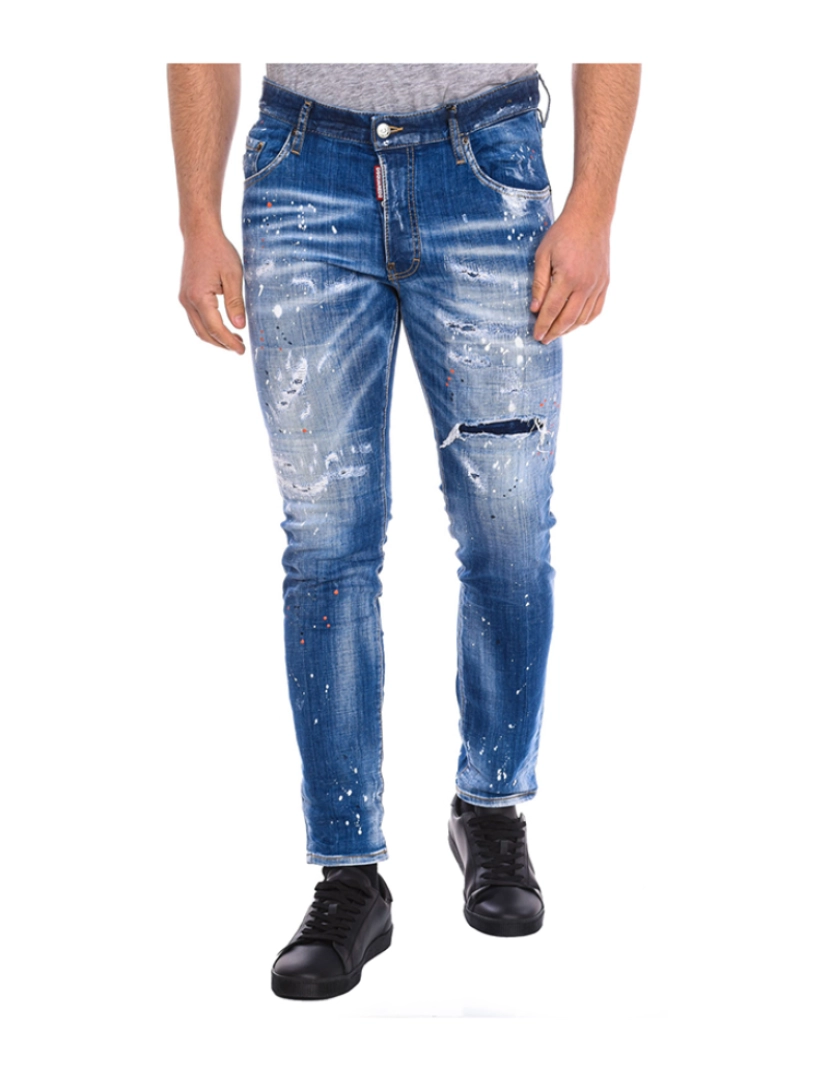 Dsquared2 - Calças de Homem Azul