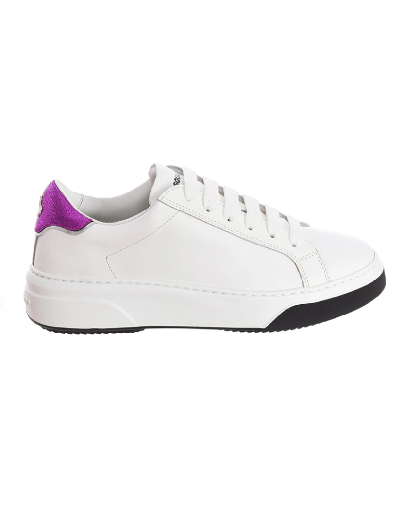 Dsquared2 - Ténis de Senhora Branco e rosa