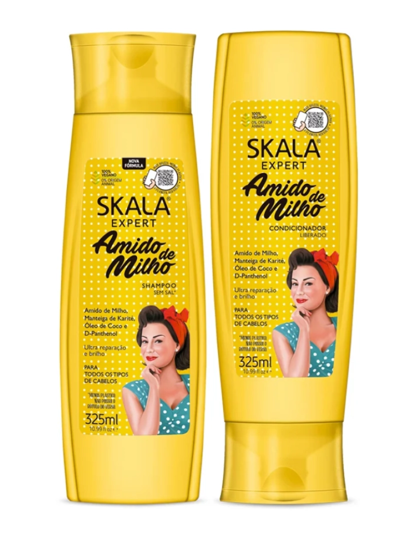 Skala - Pack Skala Amido de Milho Shampoo 325ml + Condicionador 325ml