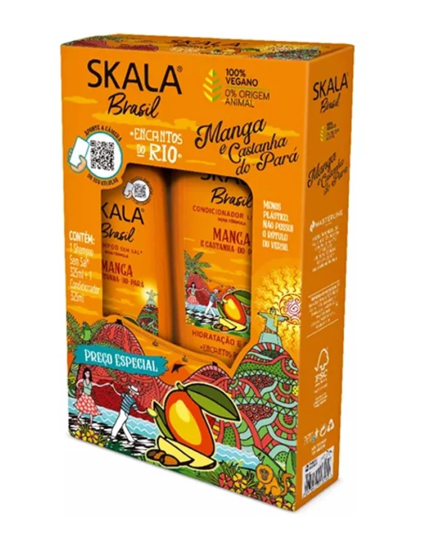 Skala - Kit Shampoo + Condicionador Manga e Castanha do Pará Skala Brasil - 650ml