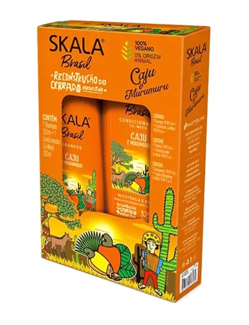 Skala - Kit Shampoo + Condicionador Caju e Murumuru Skala Brasil - 650ml
