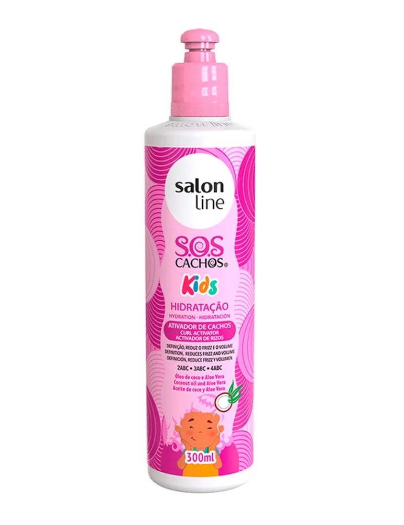 Salon Line - Ativador de Cachos Kids Hidratação SOS Cachos 300ml
