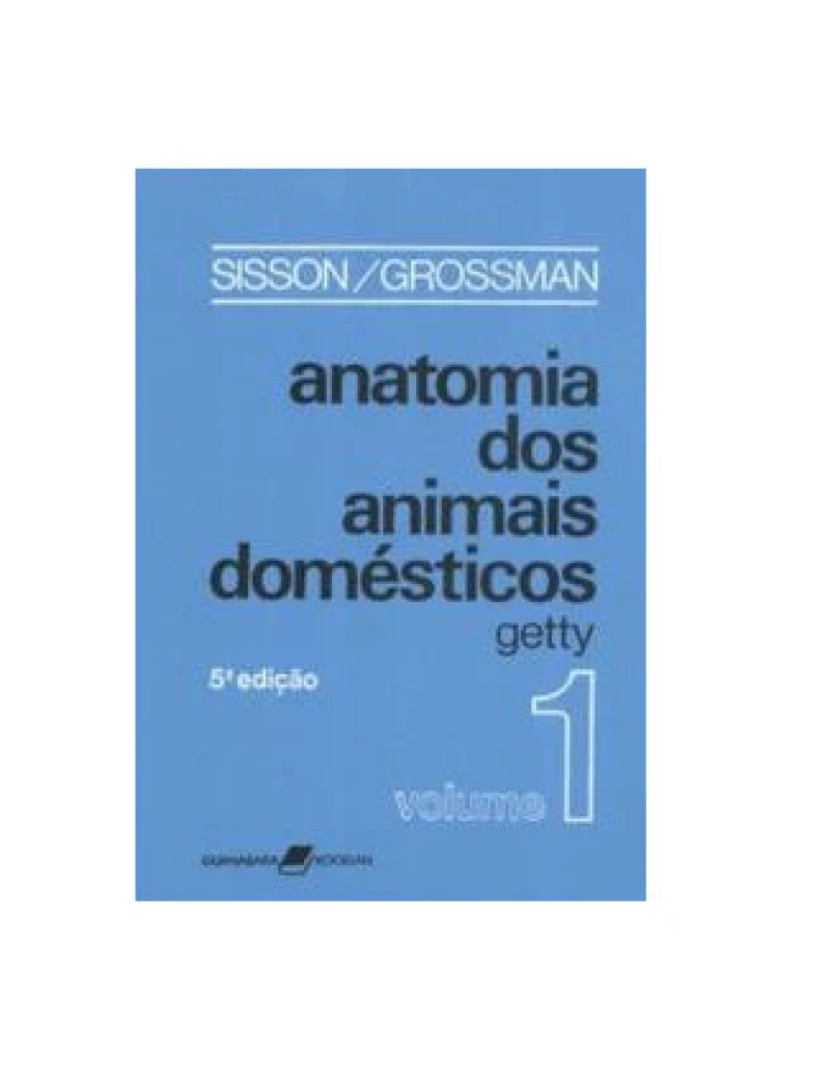 Guanabara Koogan - Livro, Getty Anatomia dos Animais Domésticos 2 vols 5/86
