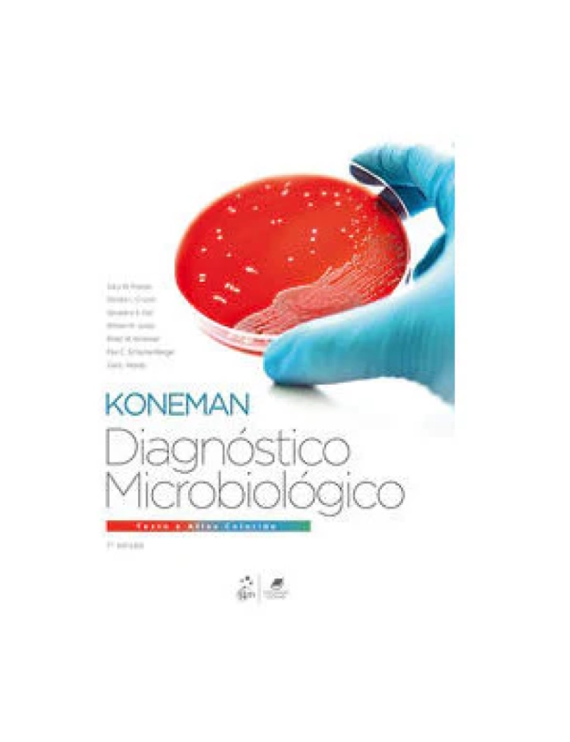 Guanabara Koogan - Livro, Koneman Diagnóstico Microbiológico Texto e Atlas 7/19