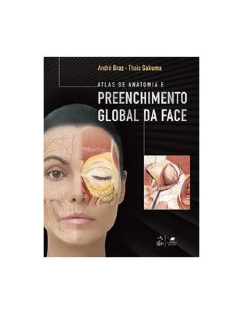 Guanabara Koogan - Livro, Atlas de Anatomia e Preenchimento Global da Face 1/17