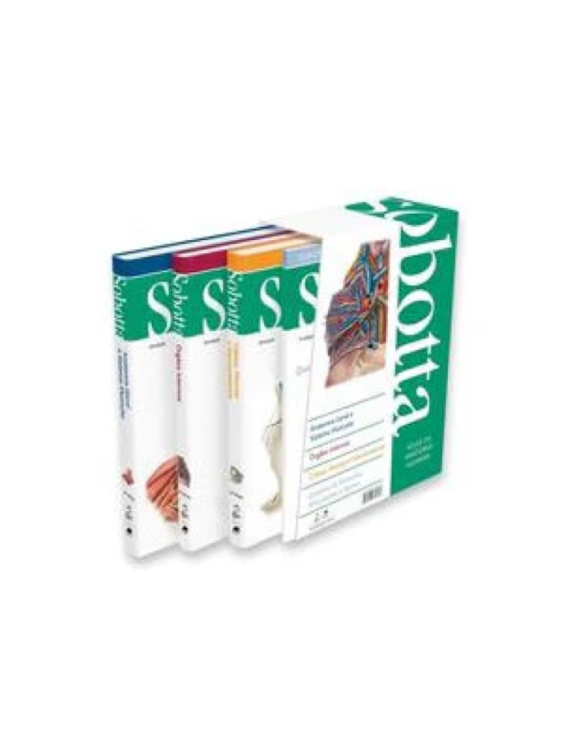 Guanabara Koogan - Livro, Sobotta Atlas de Anatomia Humana 3 Vols 24/18