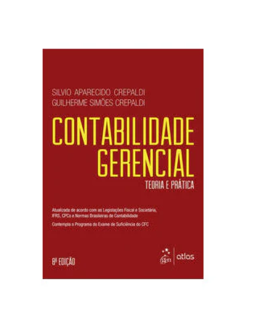 imagem de Livro, Contabilidade Gerencial Teoria e Prática (Crepaldi) 8/171