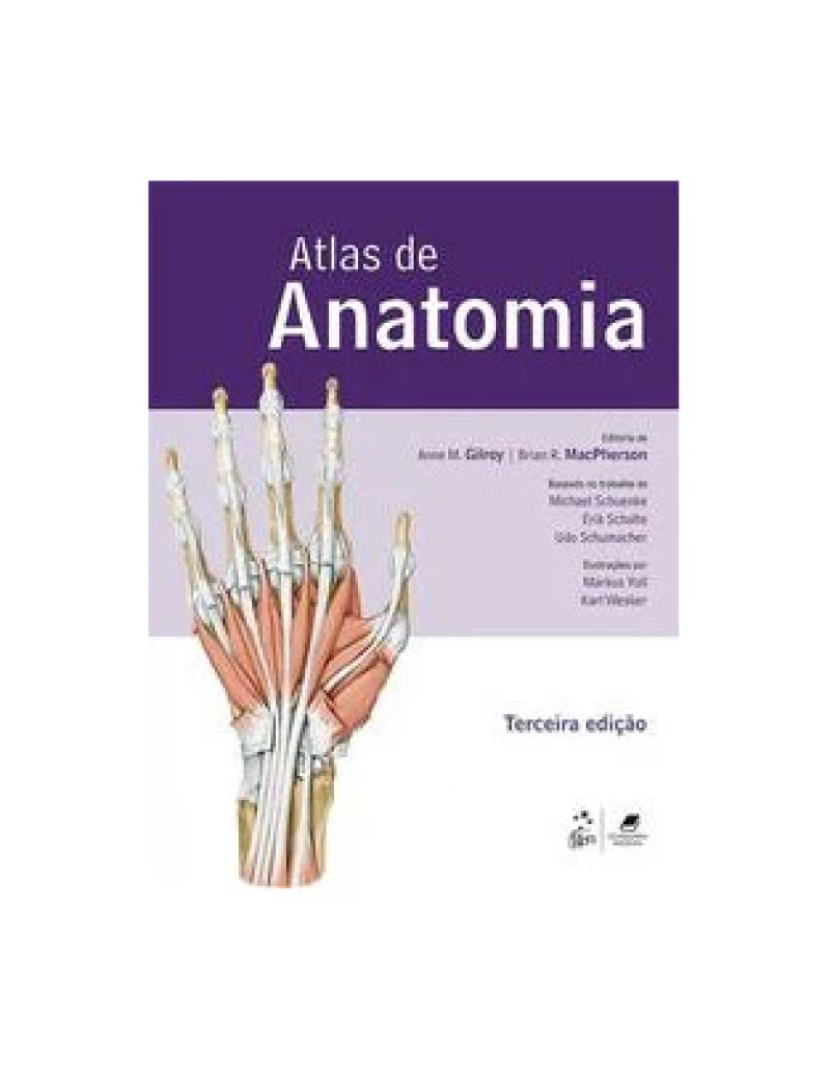 Guanabara Koogan - Livro, Atlas de Anatomia (Gilroy) 3/17