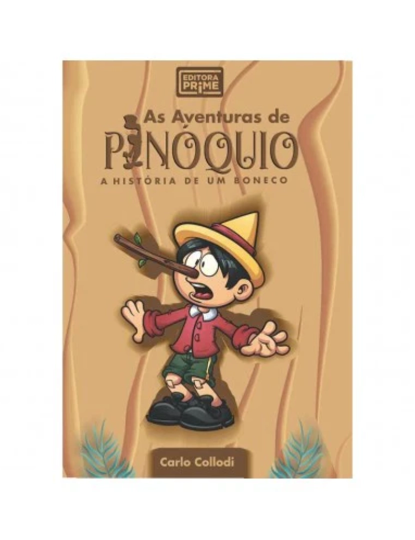 Editora Prime - Livro, As aventuras de pinóquio - de Carlo Collodi