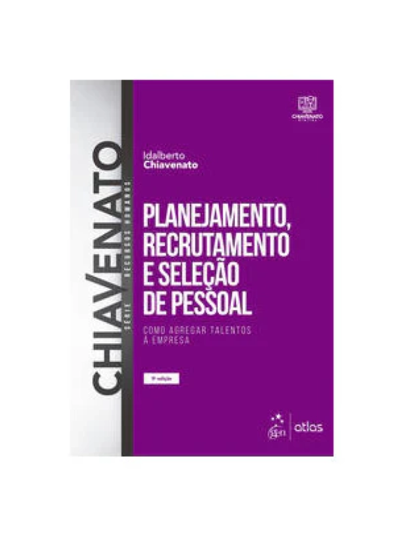 imagem de Livro, Planejamento, Recrutamento e Seleção de Pessoal 9/221