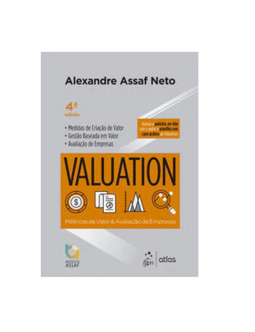 imagem de Livro, Valuation Métricas de Valor e Avaliação de Empresas 4/211