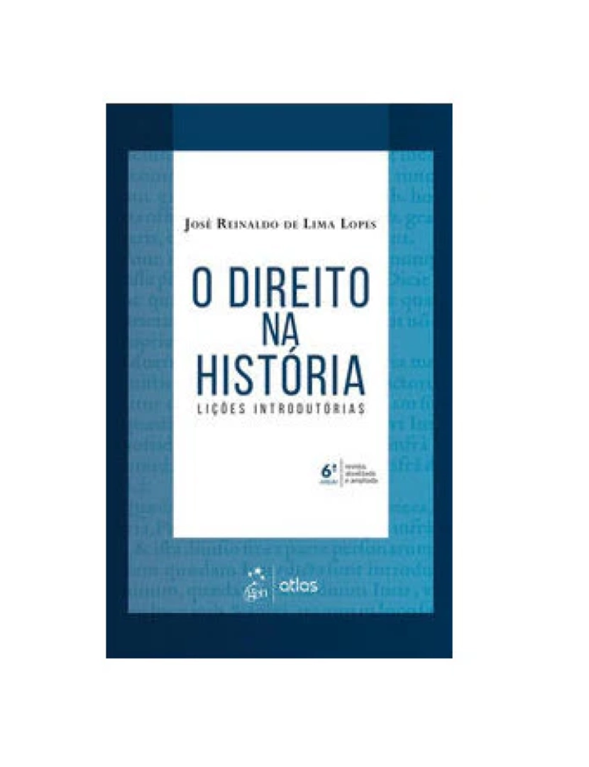 imagem de Livro, Direito na História, O: Lições Introdutórias 6/191