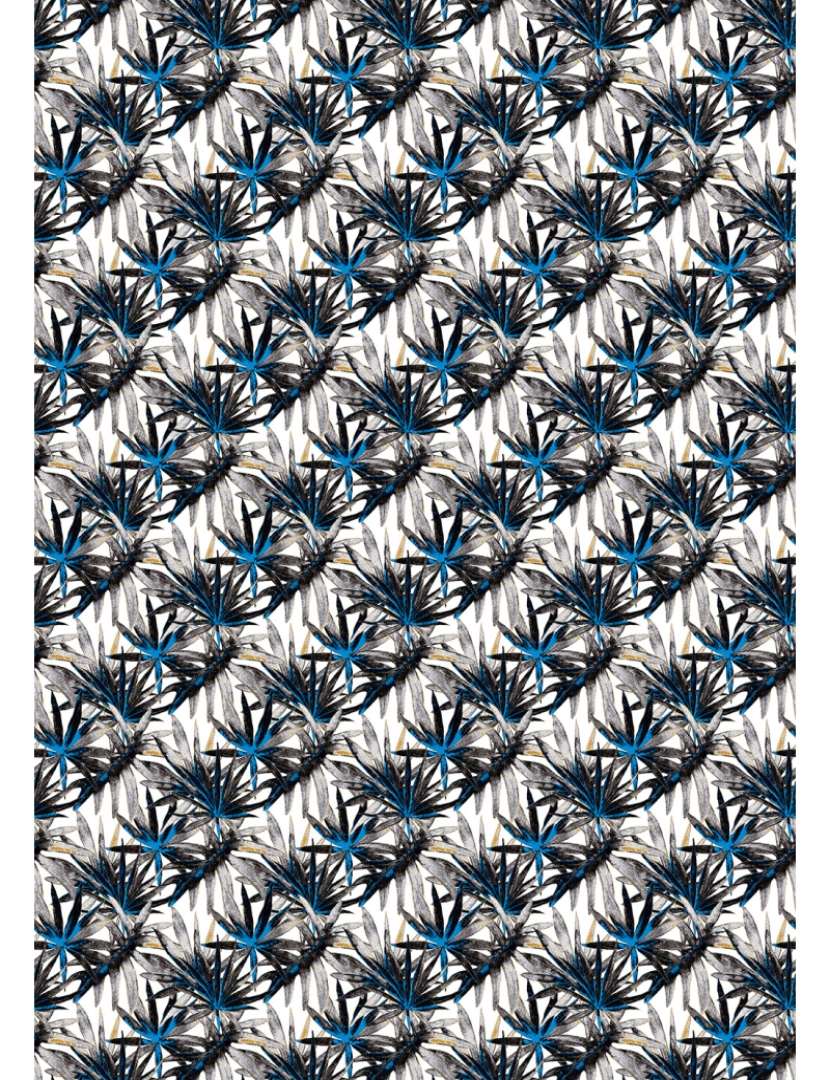 imagem de Papel de parede Palm Bleu4