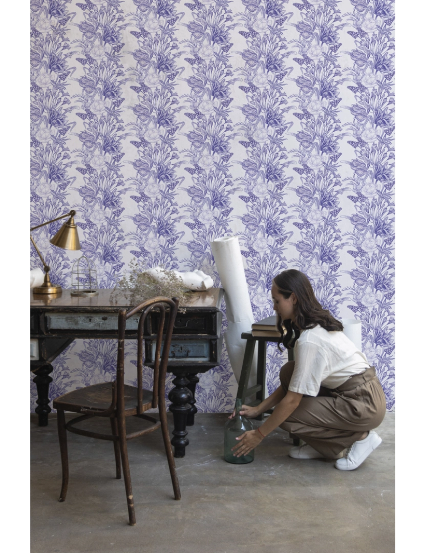 imagem de Papel de parede Muscari Violet1