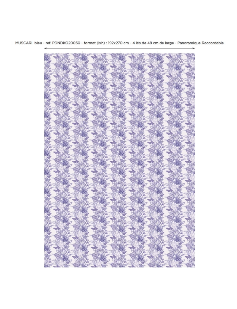 imagem de Papel de parede Muscari Violet4