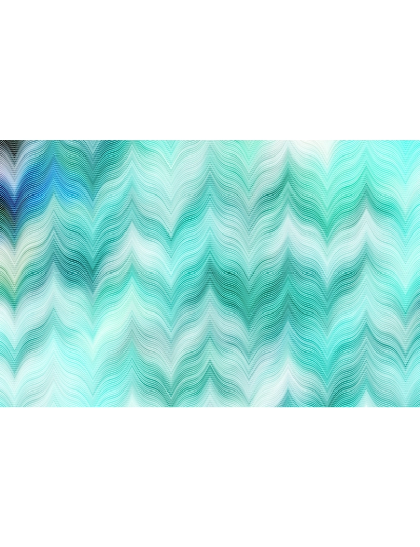 imagem de Papel de parede Emerald blue waves4