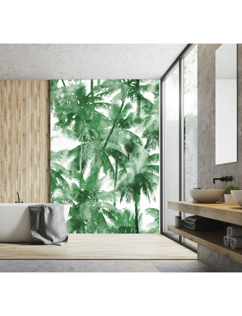 imagem de Papel de parede Jungle Vert4