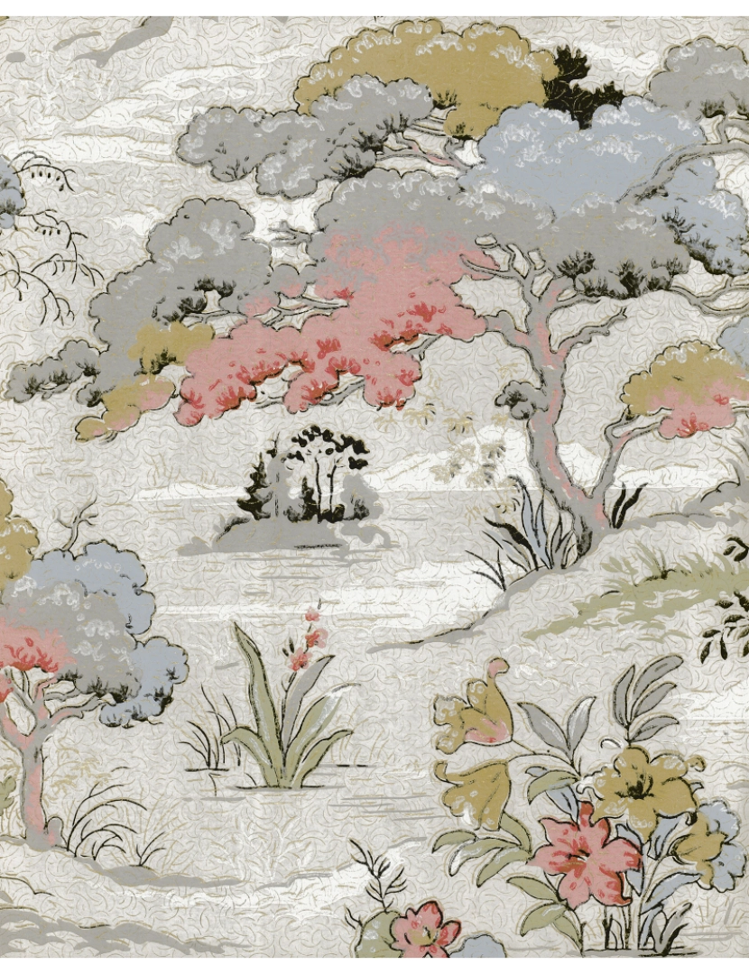 imagem de Papel de parede Chinoiserie3