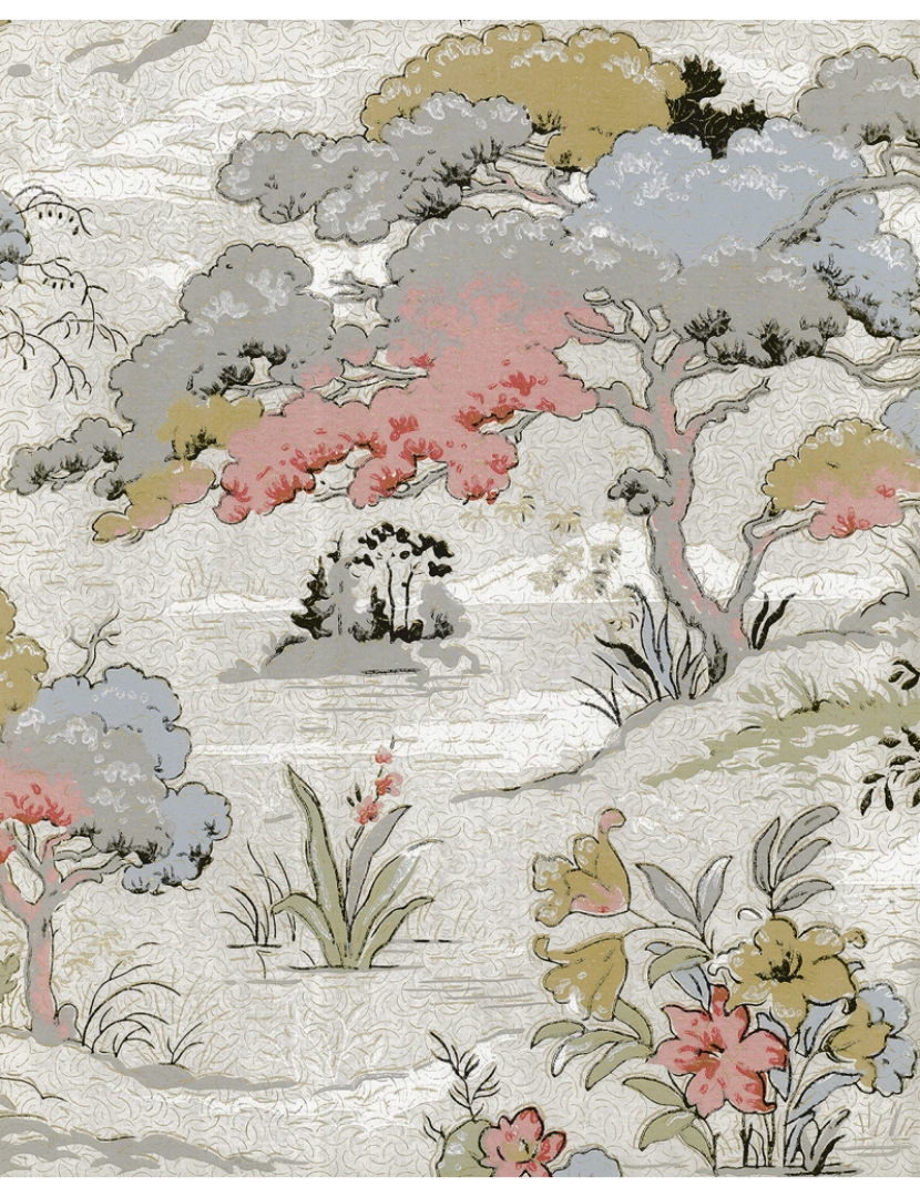 imagem de Papel de parede Chinoiserie4