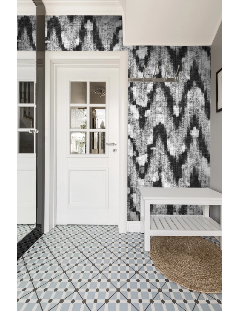 imagem de Papel de parede Kilim Grey3