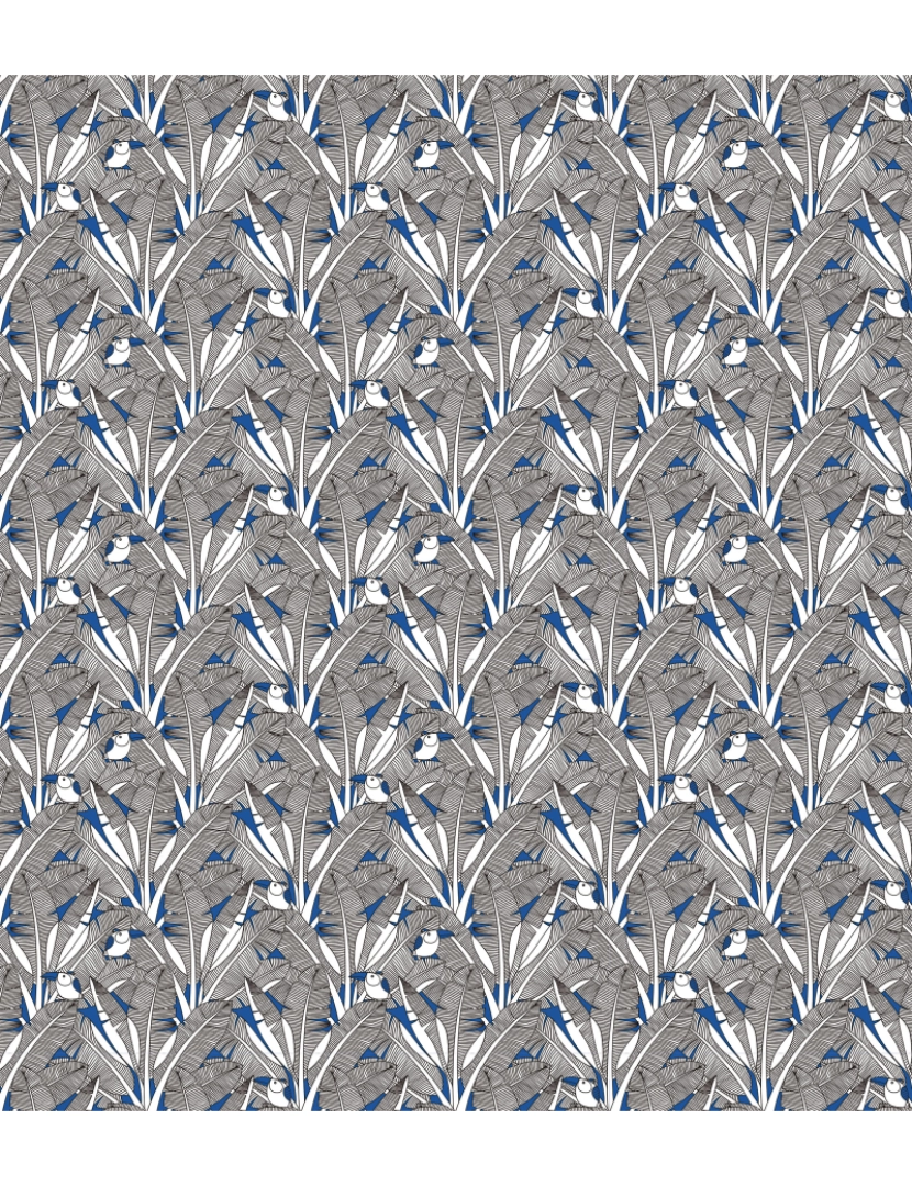 imagem de Papel de parede Palmito géant Bleu touareg5