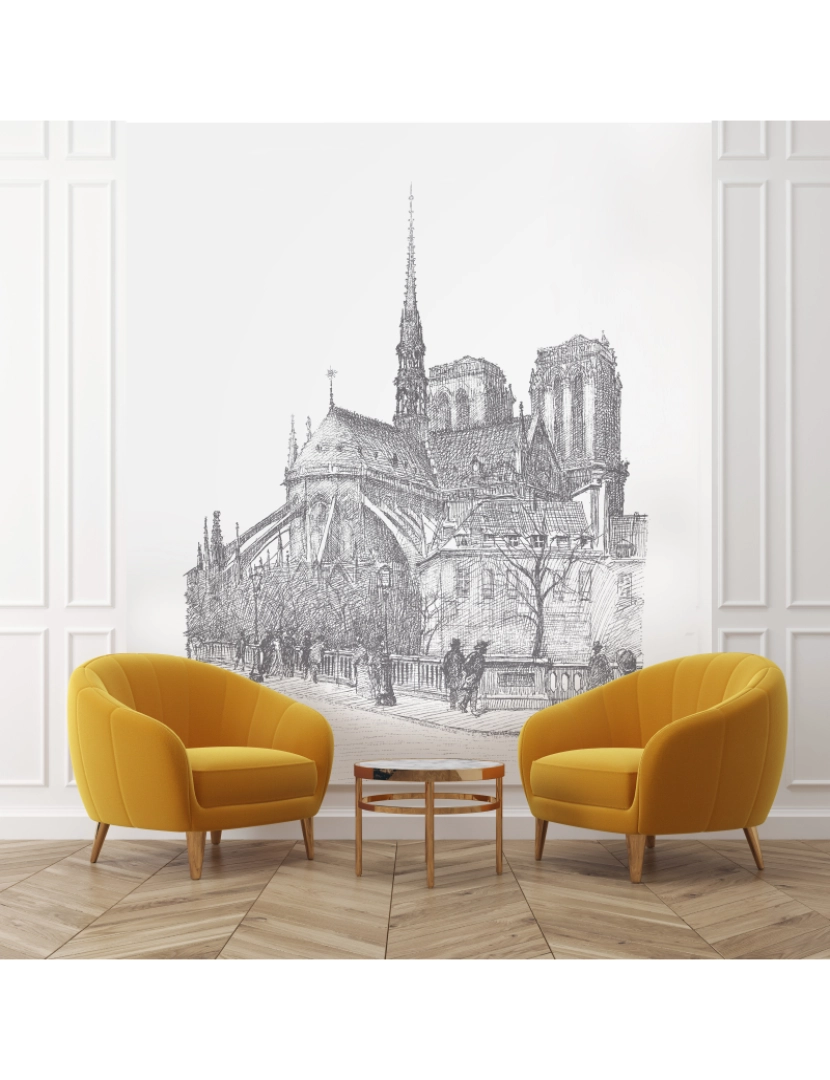 imagem de Papel de parede Notre Dame1