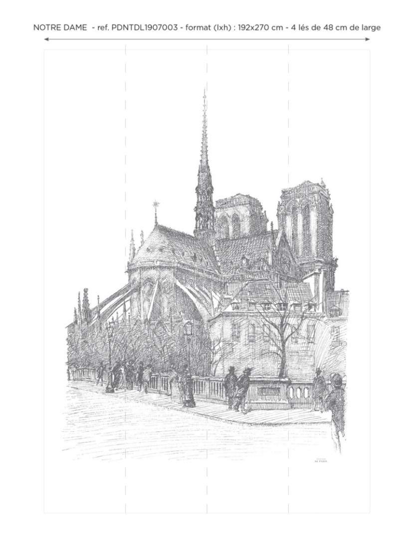 imagem de Papel de parede Notre Dame5