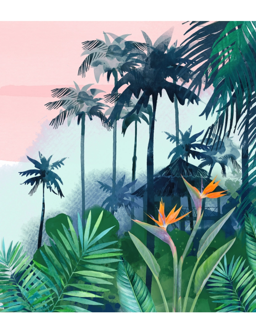 imagem de Papel de parede Tropical mood3