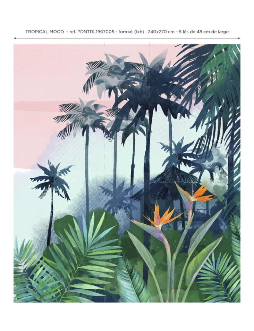 imagem de Papel de parede Tropical mood5