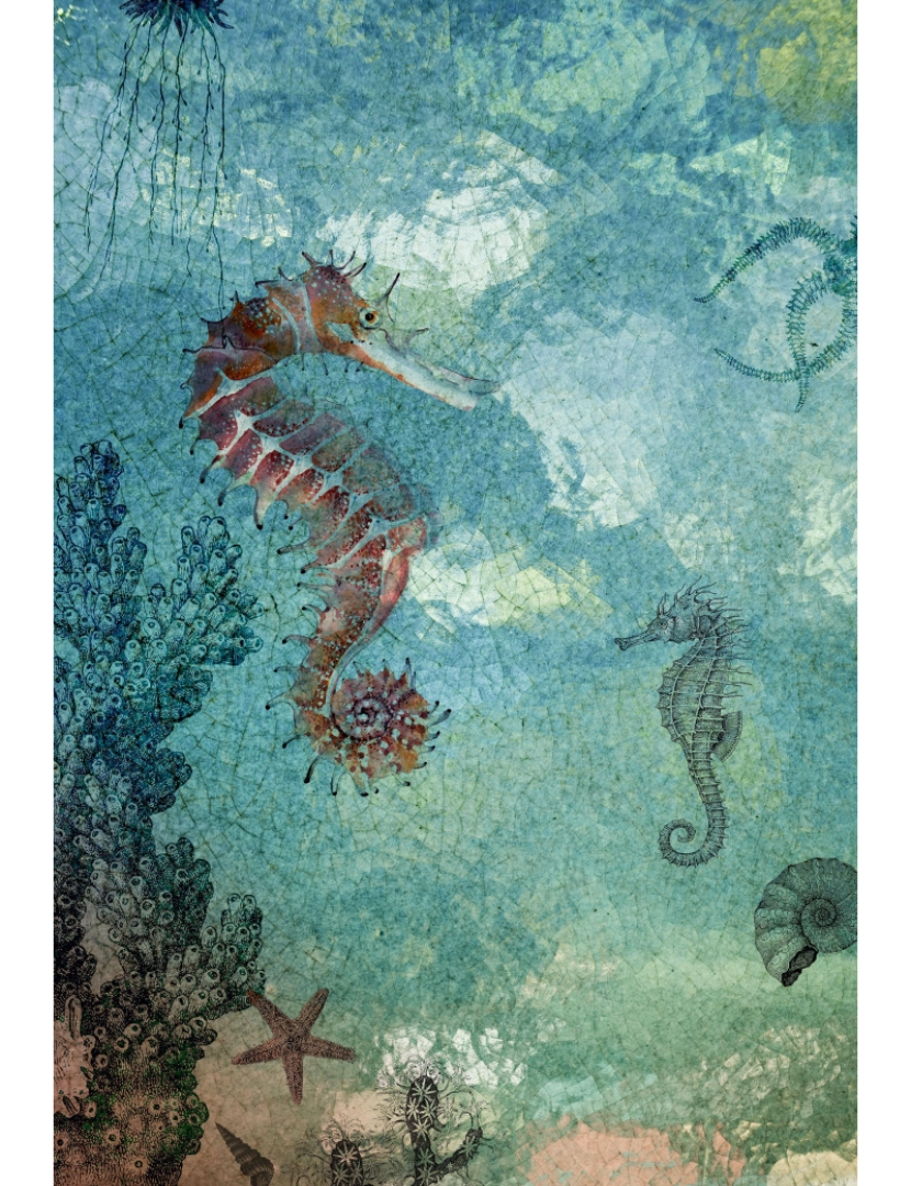 imagem de Papel de parede Seahorse3