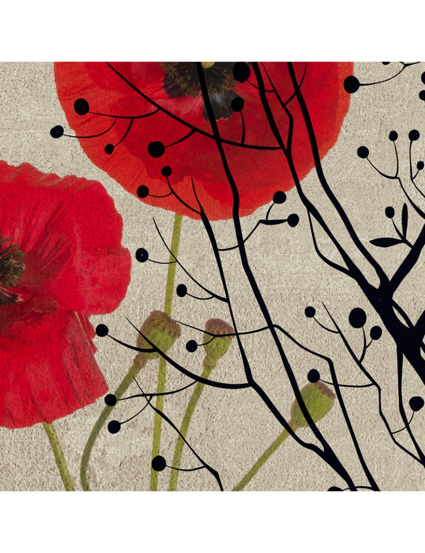 imagem de Papel de parede Poppies4