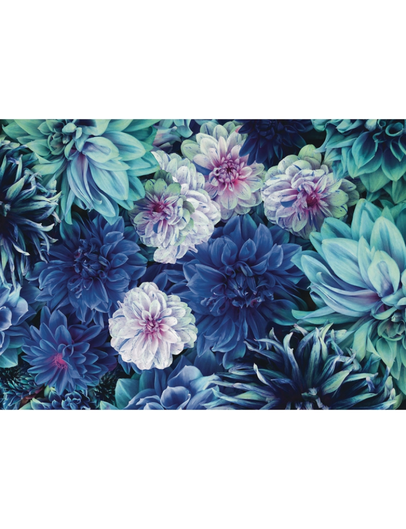 imagem de Papel de parede Dahlia bleu XL3